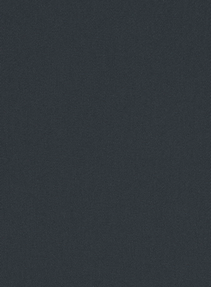 Stretch Summer Navy Blue Chino Jacket - Image 3