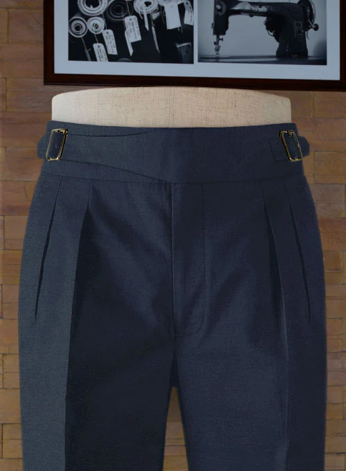 Stretch Summer Royal Blue Chino Gurkha Trousers - Image 5