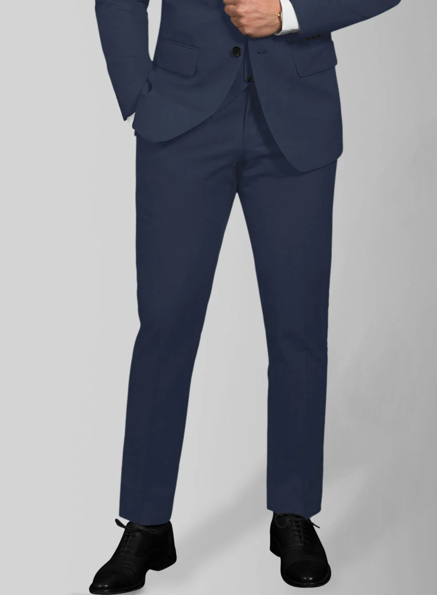 Stretch Summer Royal Blue Chino Pants - Image 2