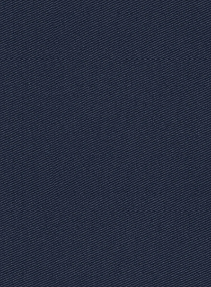 Washed Stretch Summer Royal Blue Chino Pants - Image 2