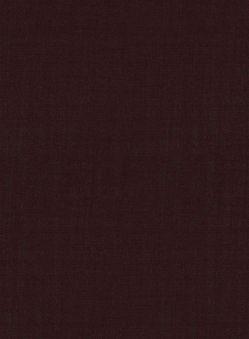 Stretch Wine Wool Jacket - Image 3