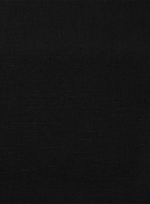 Stripy Black and White Linen Shirt - Image 3