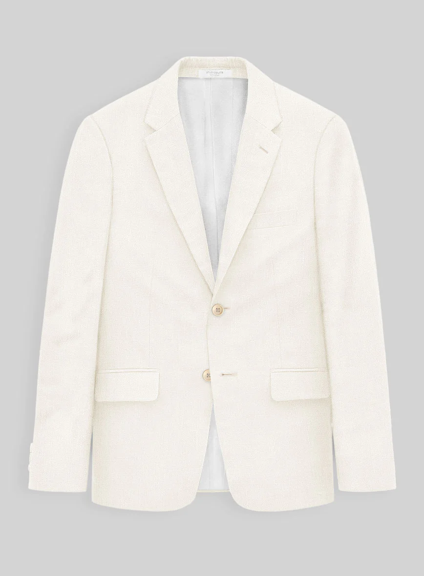 Stylbiella Cream Linen Suit - Image 3