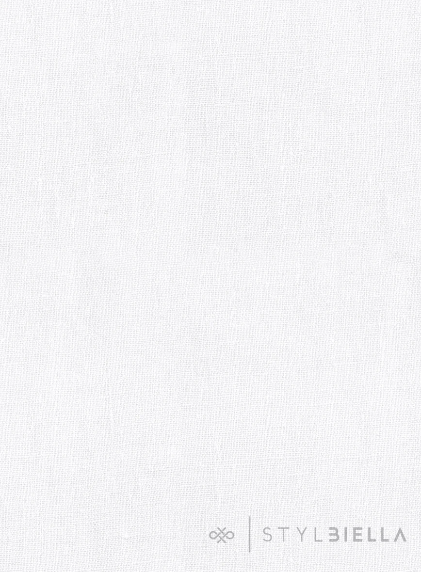 Stylbiella Natural White Linen Pants - Image 3