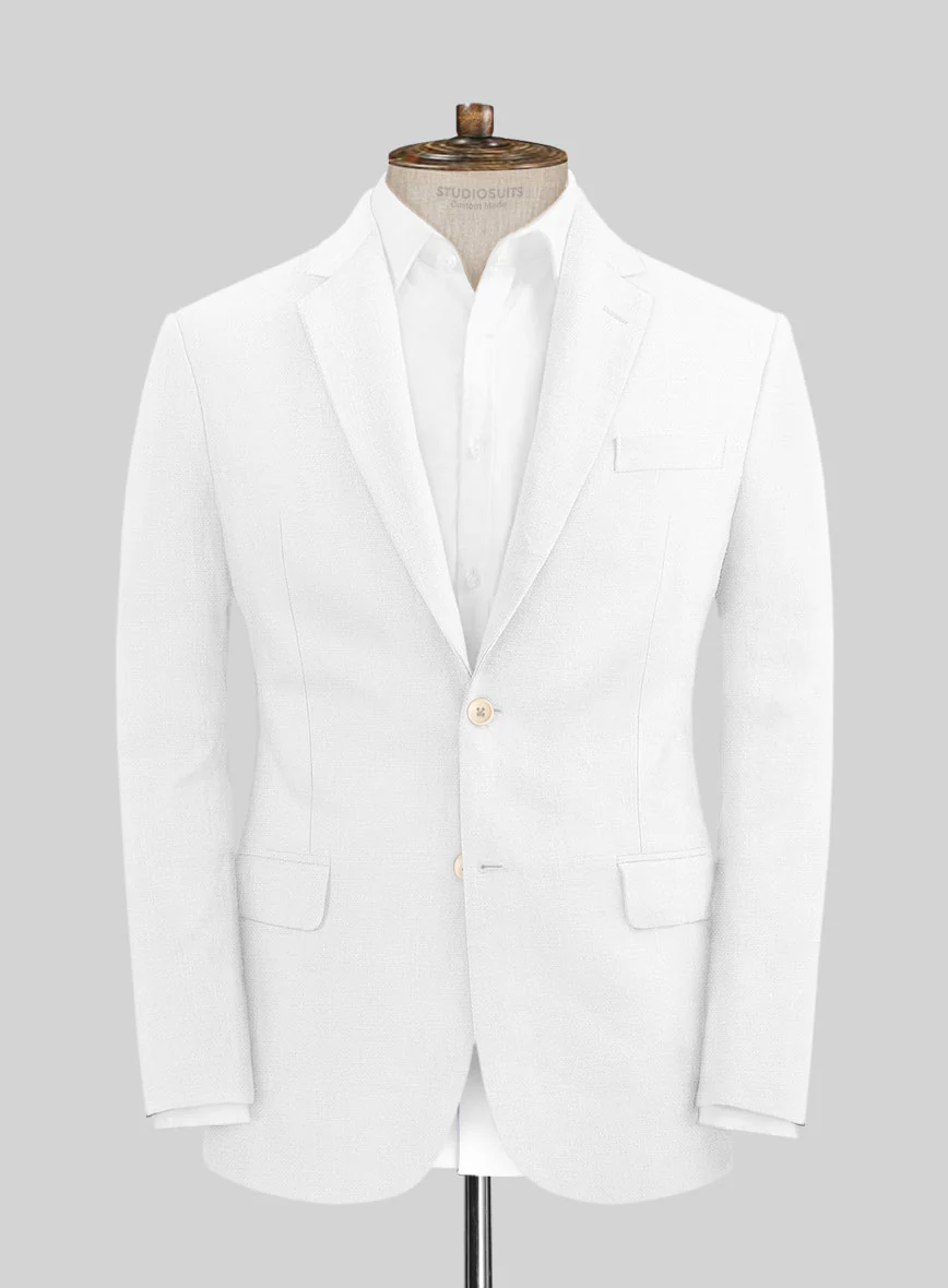 Stylbiella Natural White Linen Suit - Image 3