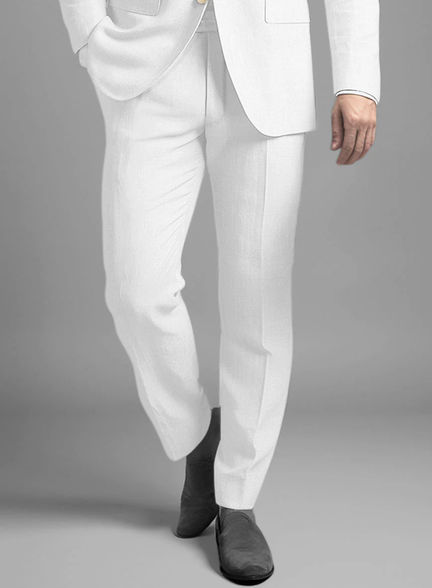 Stylbiella Natural White Linen Suit - Image 6