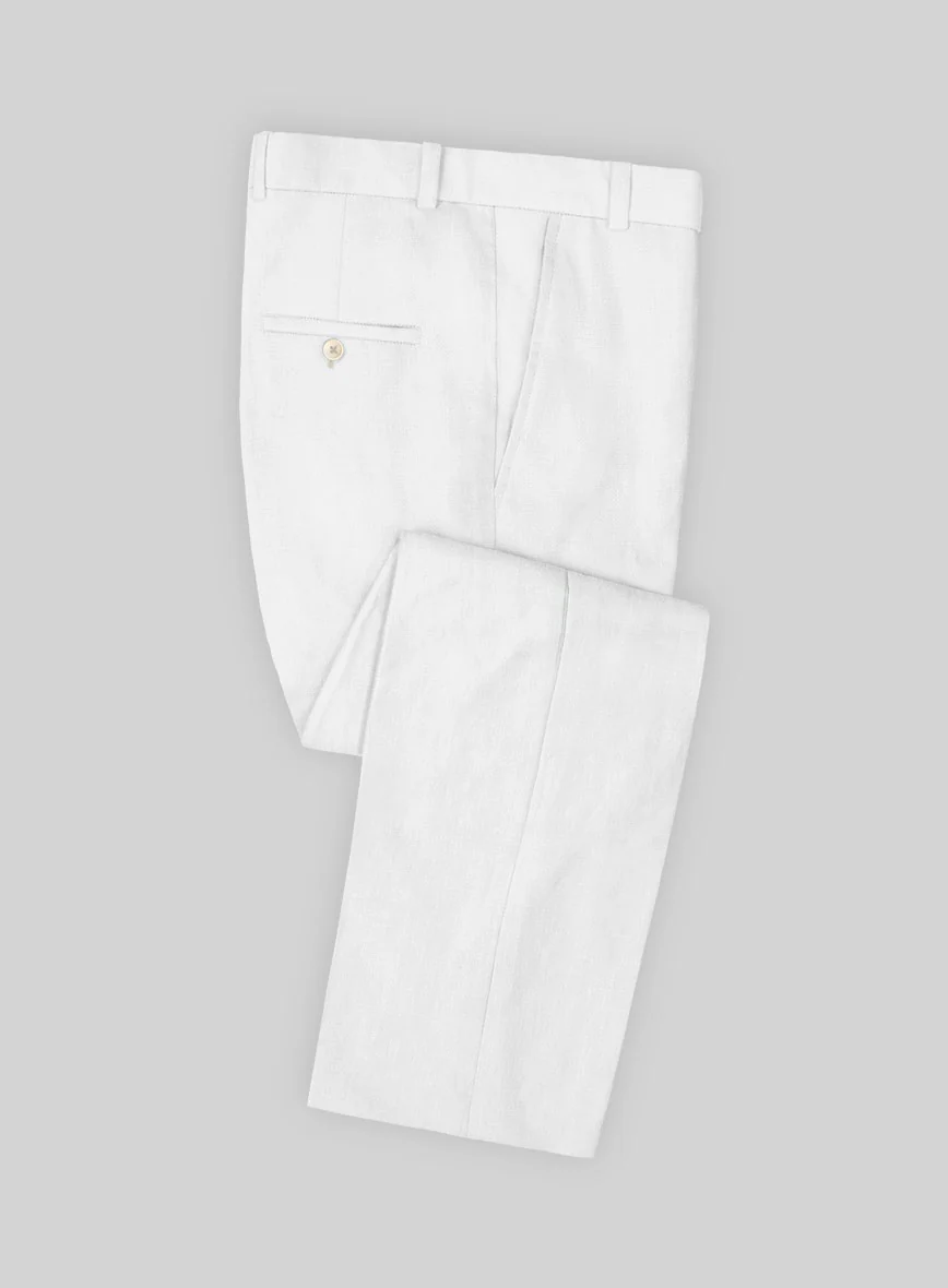 Stylbiella Natural White Linen Suit - Image 7