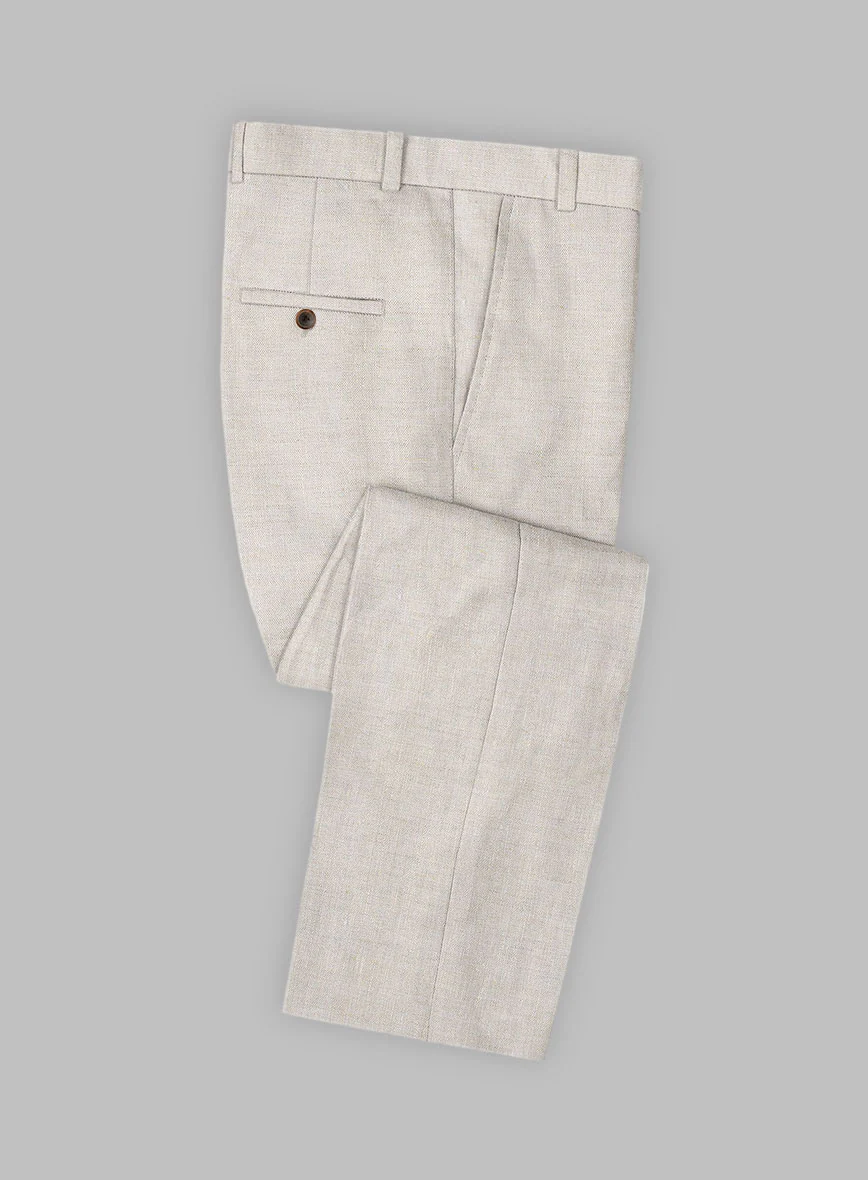 Stylbiella Spring Beige Linen Suit - Image 7