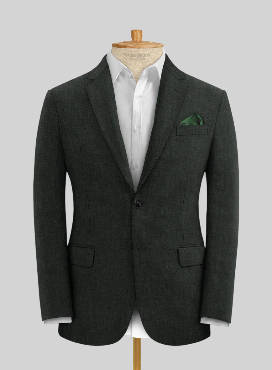 Stylbiella Spring Dark Green Linen Suit - Image 5