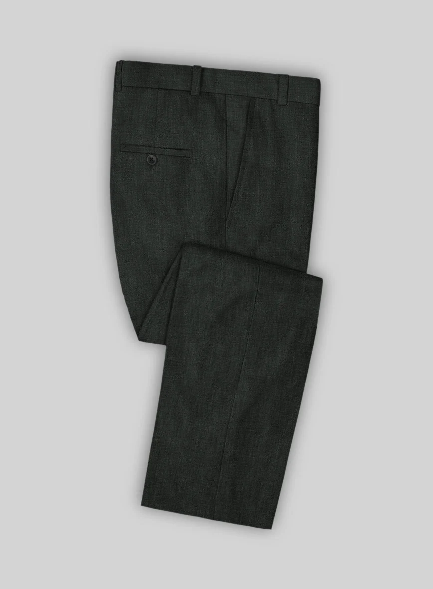 Stylbiella Spring Dark Green Linen Suit - Image 7