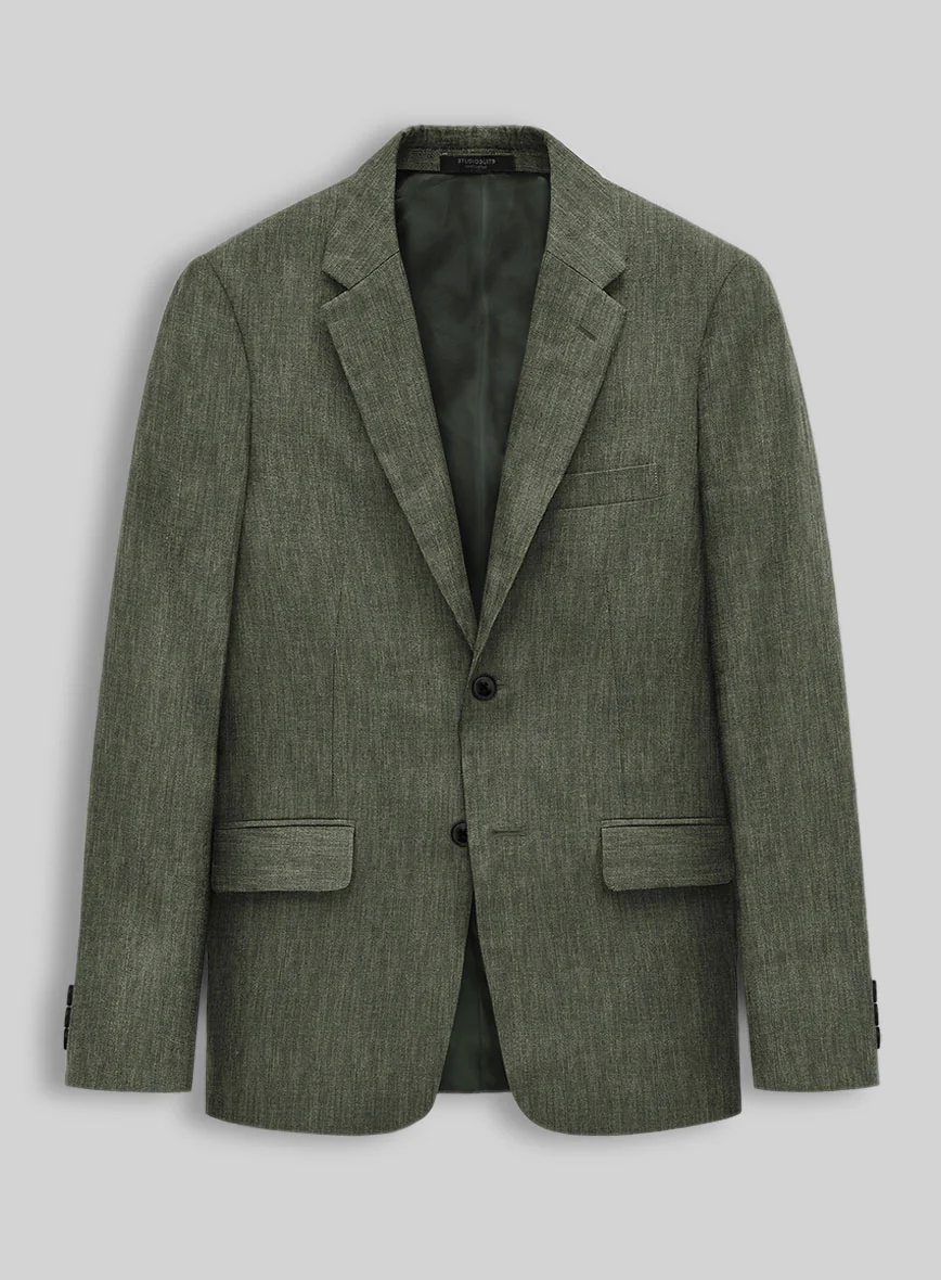 Stylbiella Spring Dew Green Linen Suit - Image 5