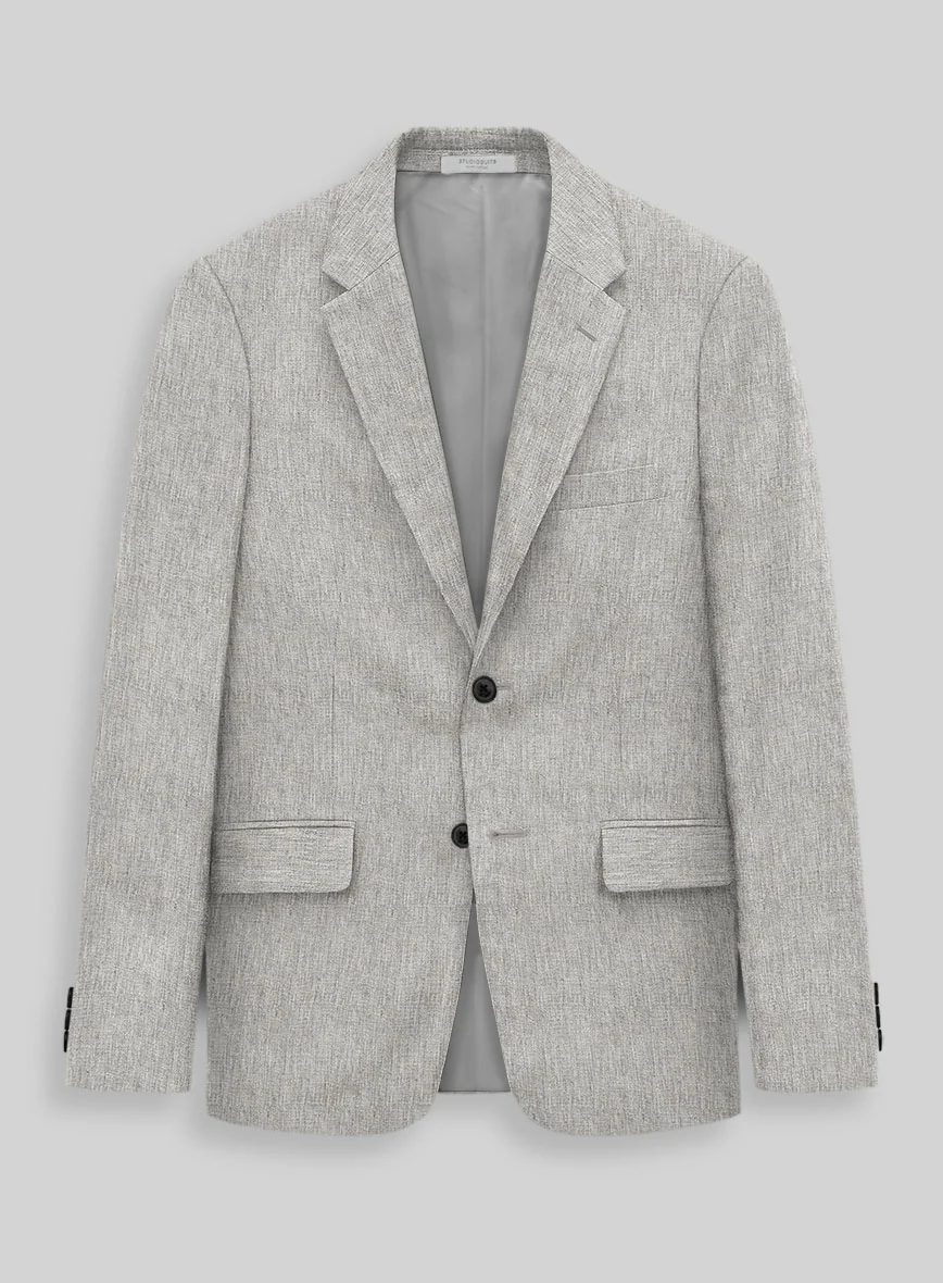 Stylbiella Spring Gray Linen Suit - Image 4