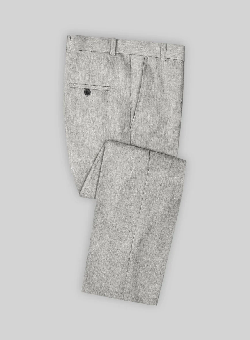 Stylbiella Spring Gray Linen Suit - Image 6