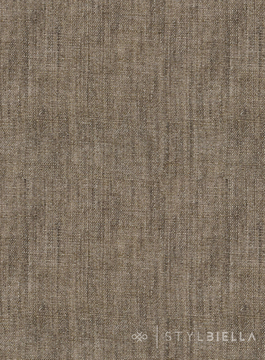 Stylbiella Spring Light Brown Linen Pants - Image 3
