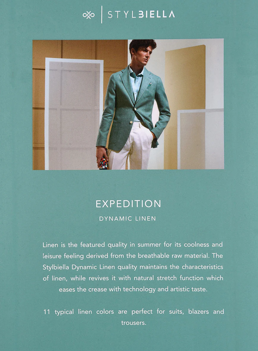 Stylbiella Spring Maple Khaki Linen Jacket - Image 6