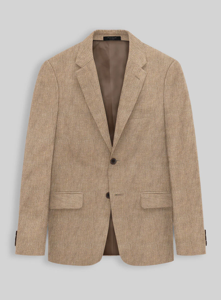 Stylbiella Spring Maple Khaki Linen Suit - Image 5