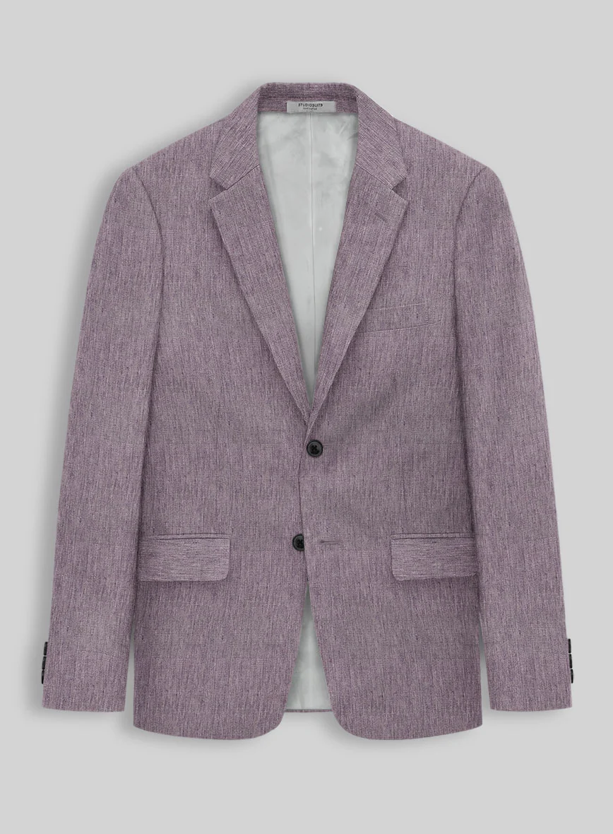 Stylbiella Spring Purple Linen Suit - Image 4
