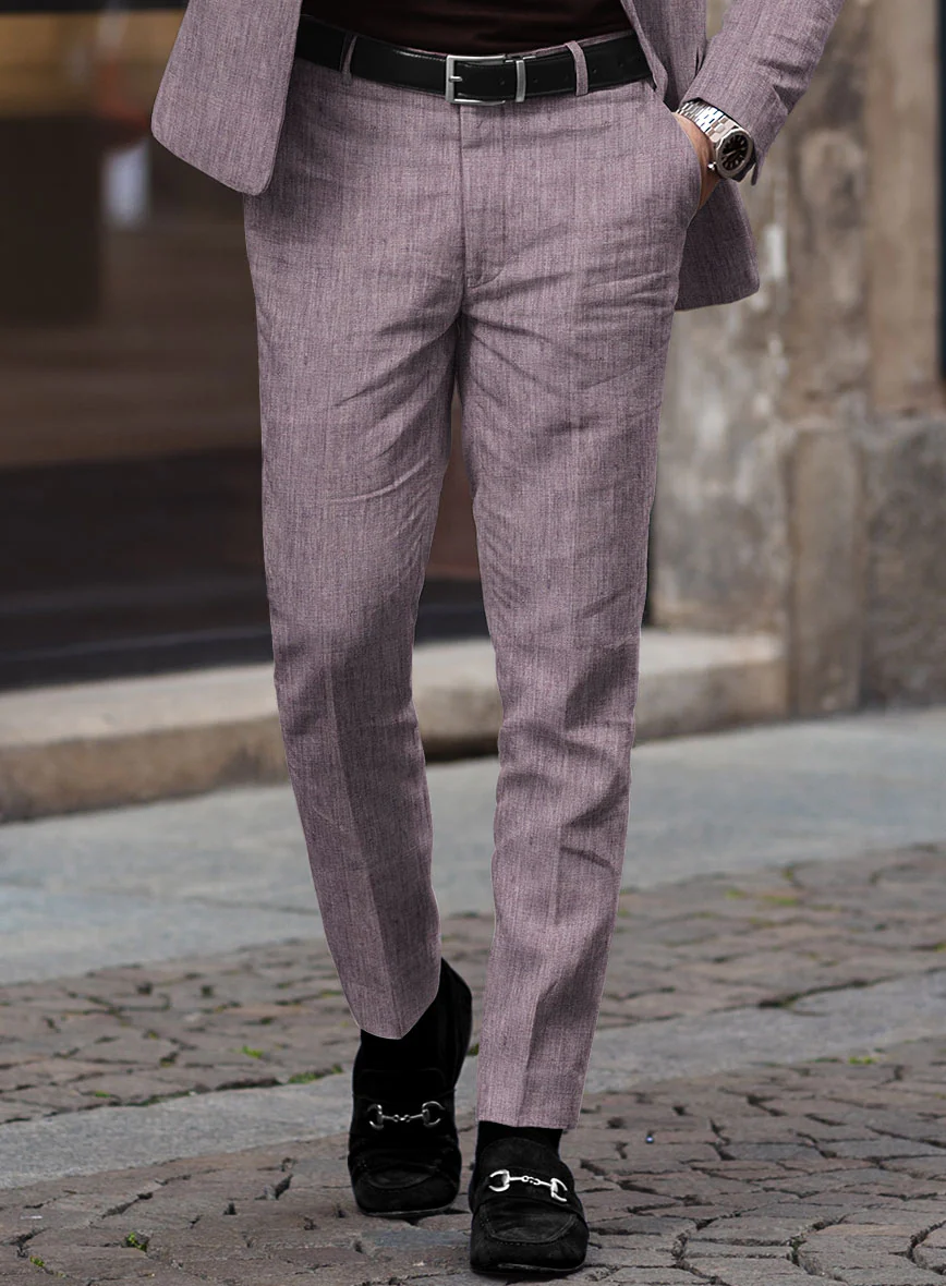 Stylbiella Spring Purple Linen Suit - Image 7