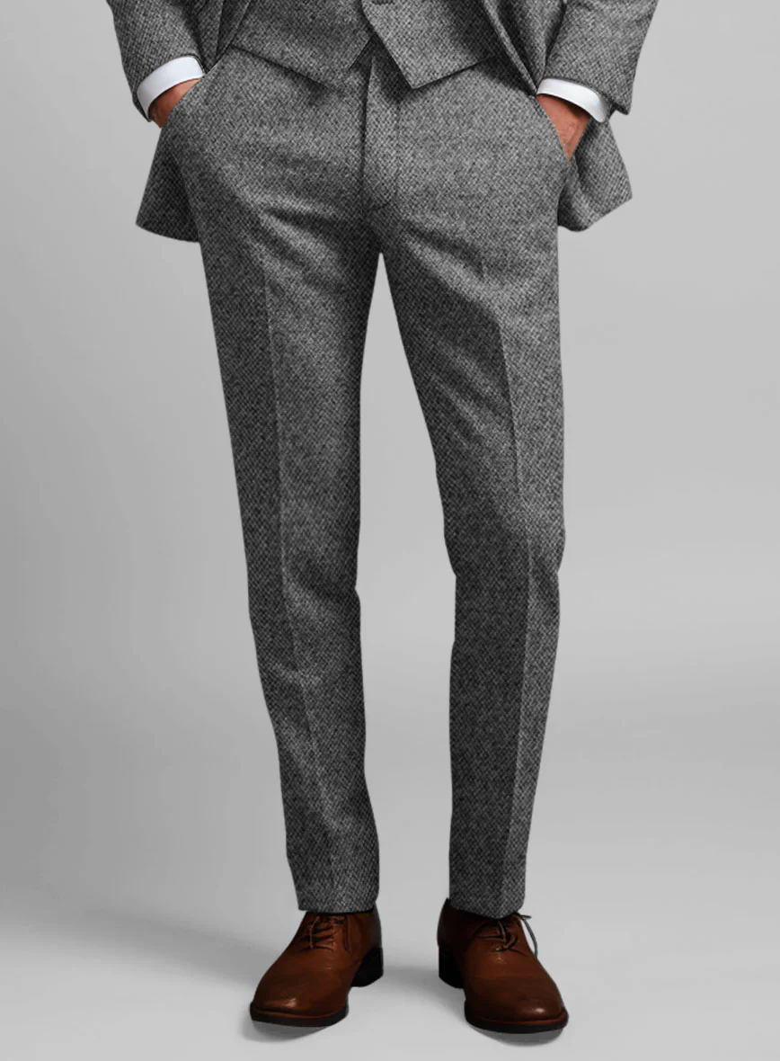 Sussex Weave Gray Tweed Suit - Image 6