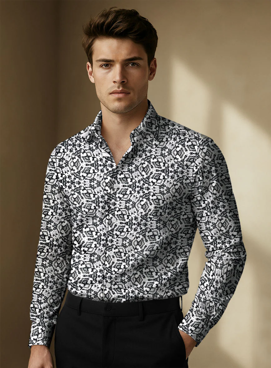 Sylas Silk Cotton Shirt - Image 3