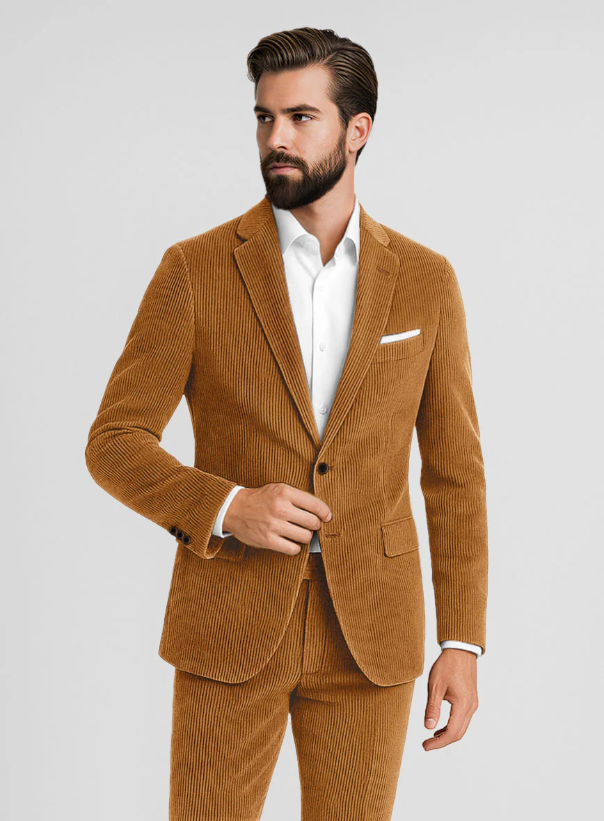 Tan Corduroy Jacket - Image 2