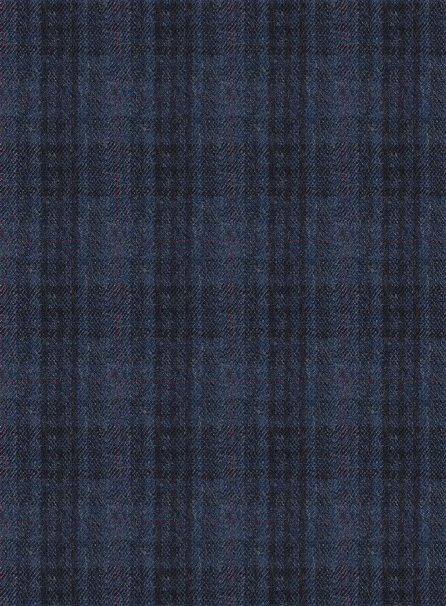 Tartan Blue Flannel Pants - Image 3