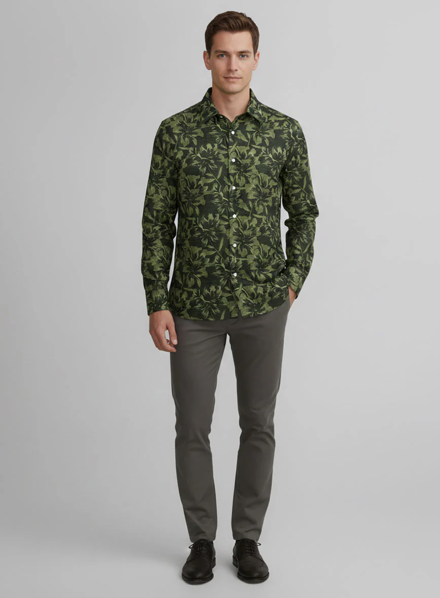 Terrain Leaf Cotton Shirt - Image 4