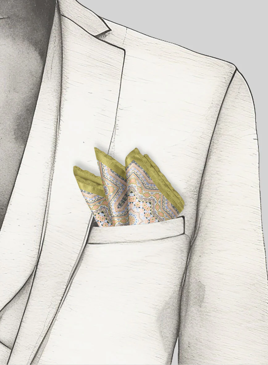 Tessera Silk Pocket Square - Image 4