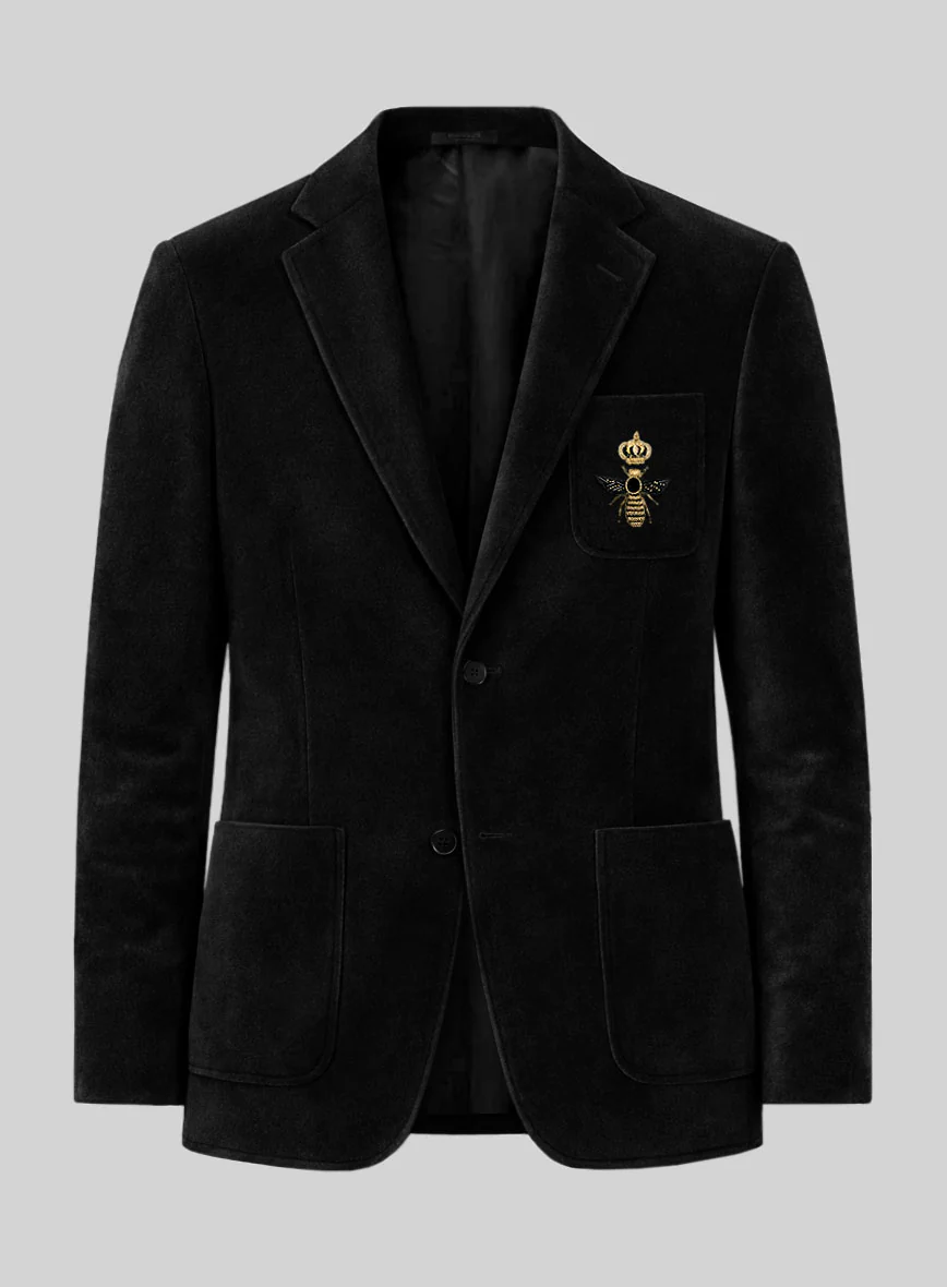 The Golden Bee Black Velvet Suit - Image 2
