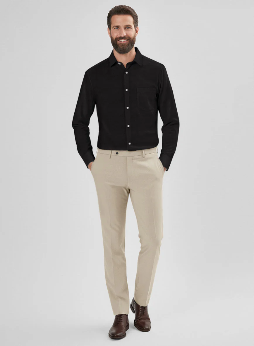Thomas Mason Black Shirt - Image 3