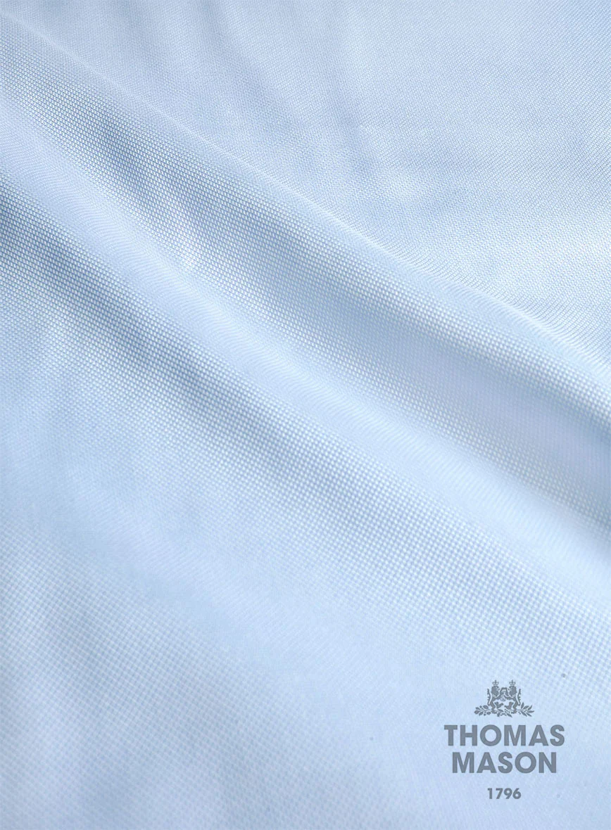 Thomas Mason Blue Oxford Shirt - Image 6