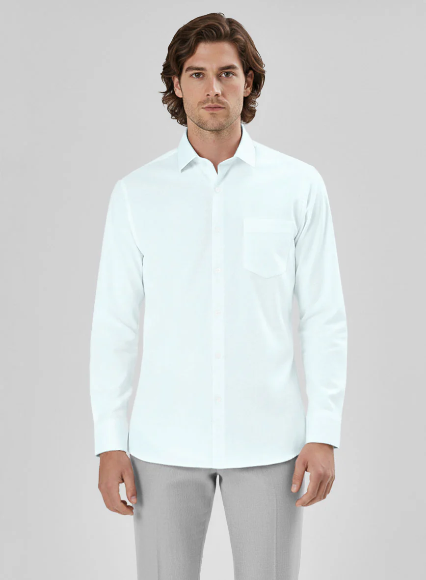 Thomas Mason Blue Shirt - Image 3