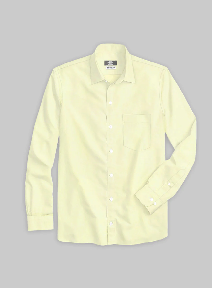 Thomas Mason Daffodil Yellow Shirt - Image 4