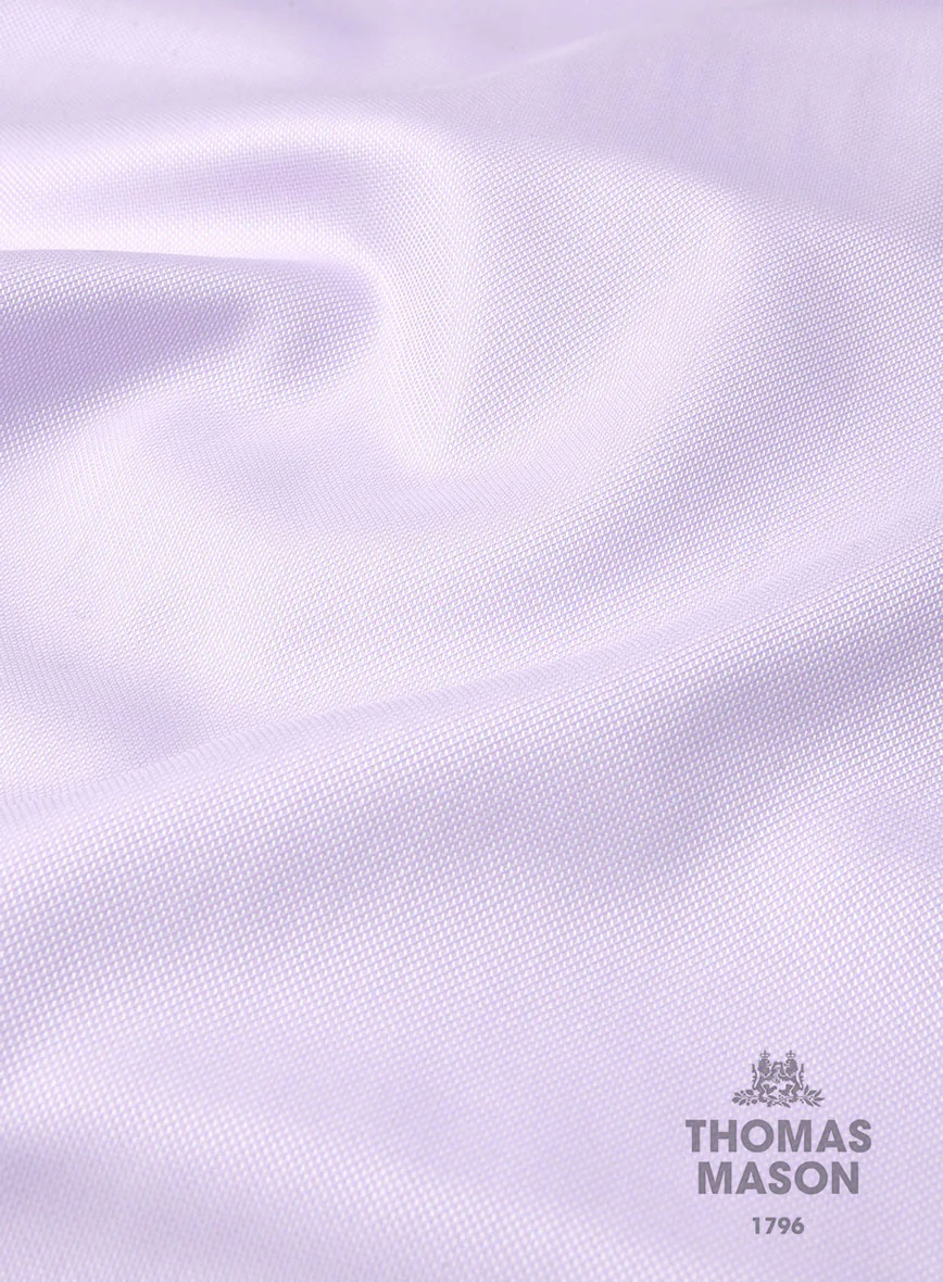 Thomas Mason Lavender Oxford Shirt - Image 5