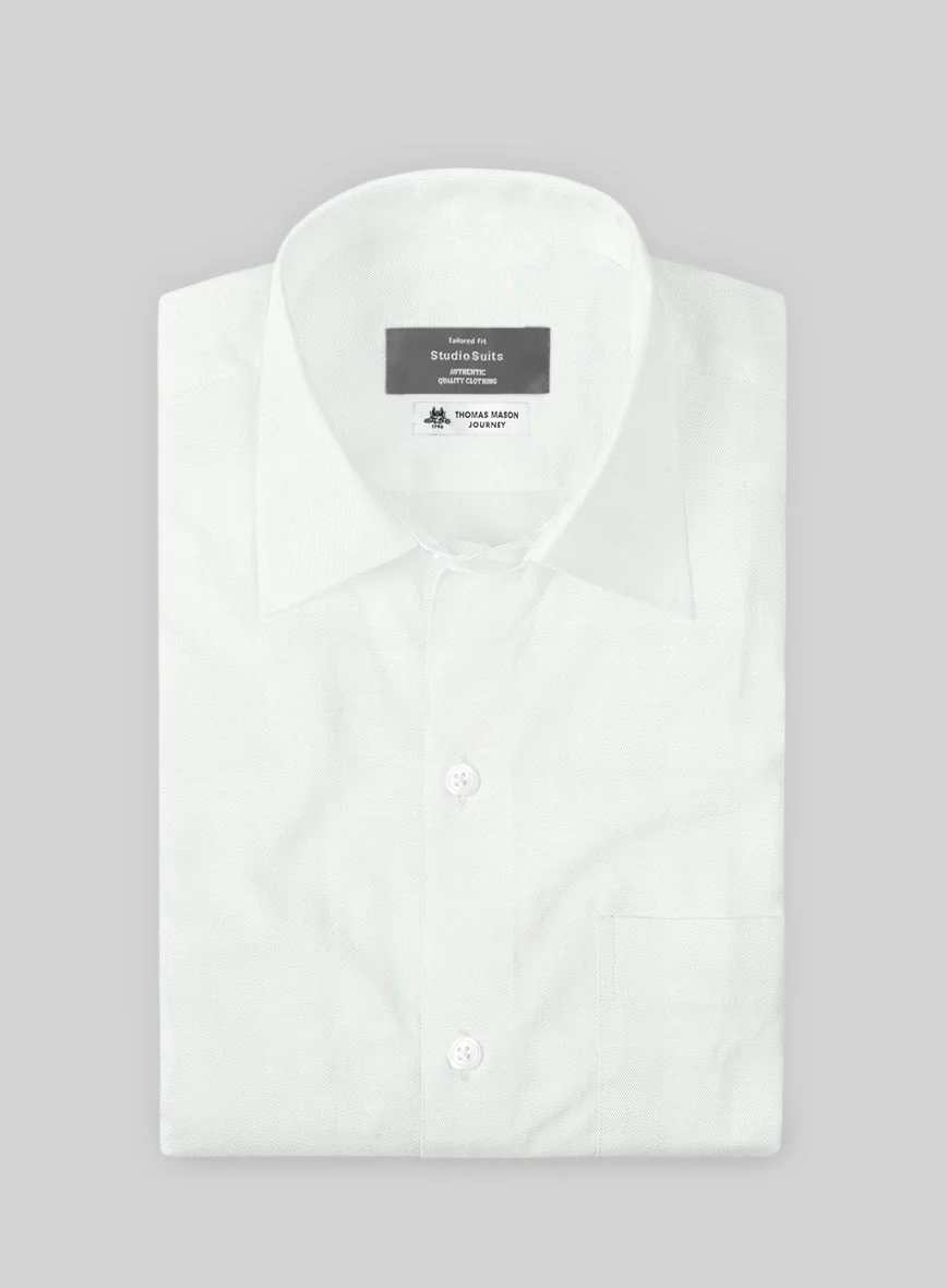 Thomas Mason Light Beige Shirt - Image 2