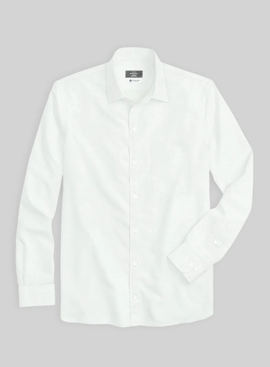 Thomas Mason Light Beige Shirt - Image 4
