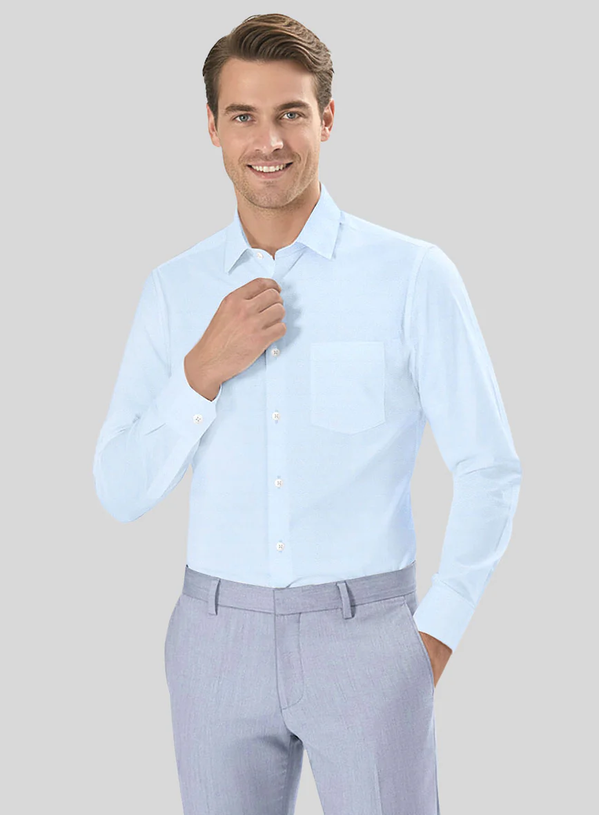 Thomas Mason Light Blue Oxford Shirt