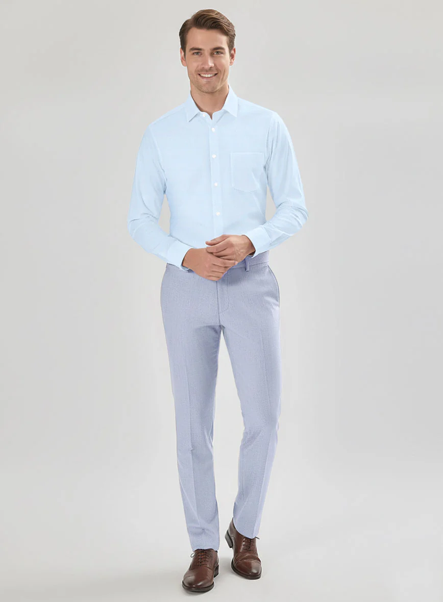 Thomas Mason Light Blue Oxford Shirt - Image 5