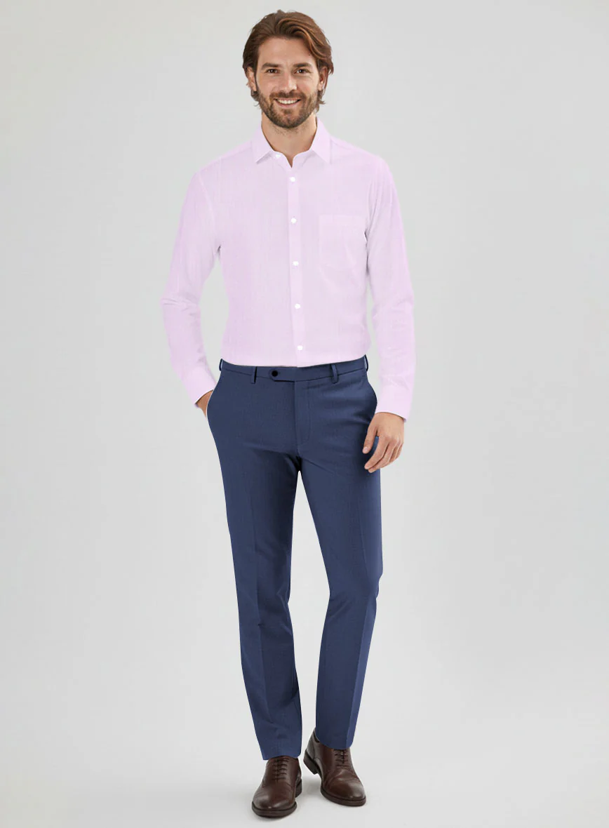 Thomas Mason Light Purple Shirt - Image 5