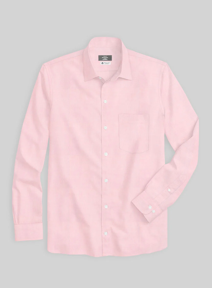 Thomas Mason Pink Oxford Shirt - Image 3