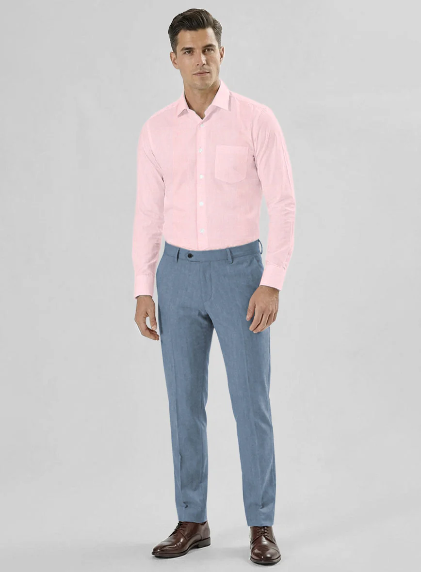 Thomas Mason Pink Oxford Shirt - Image 4