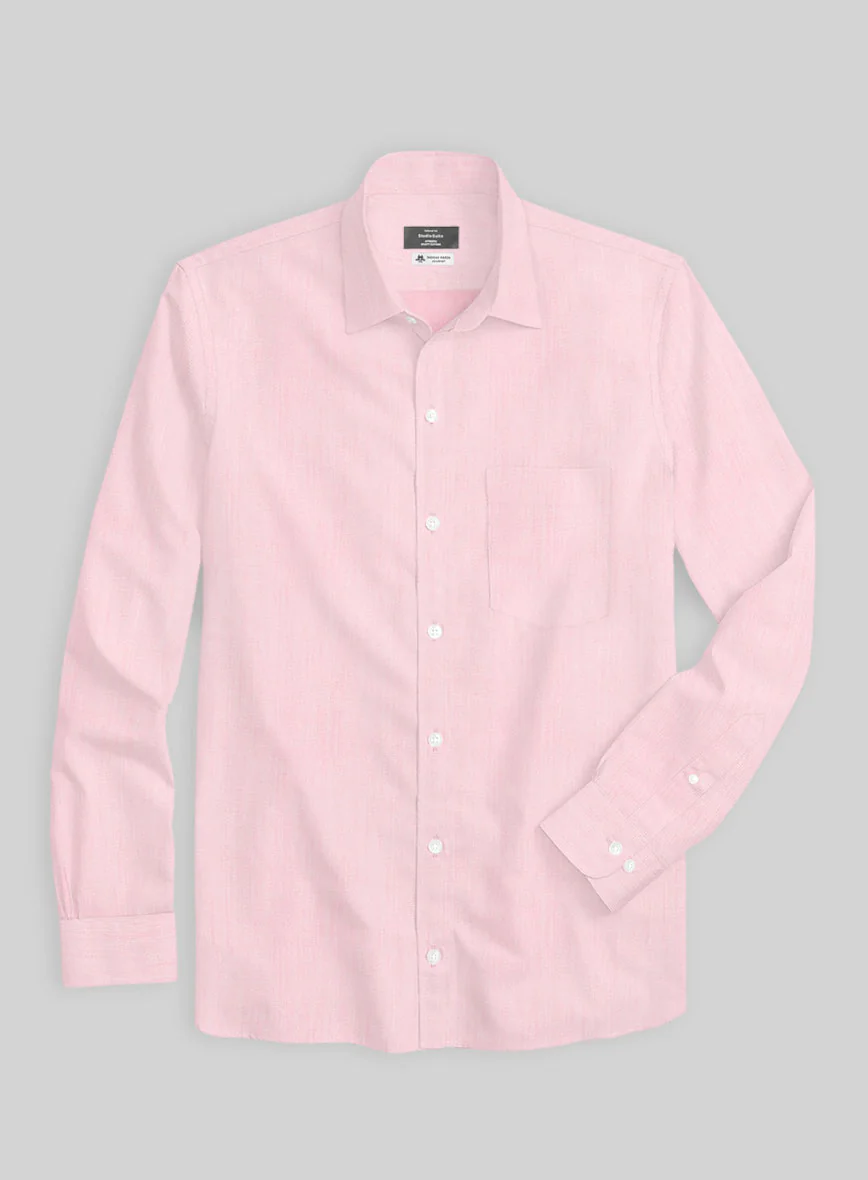 Thomas Mason Pink Shirt - Image 4