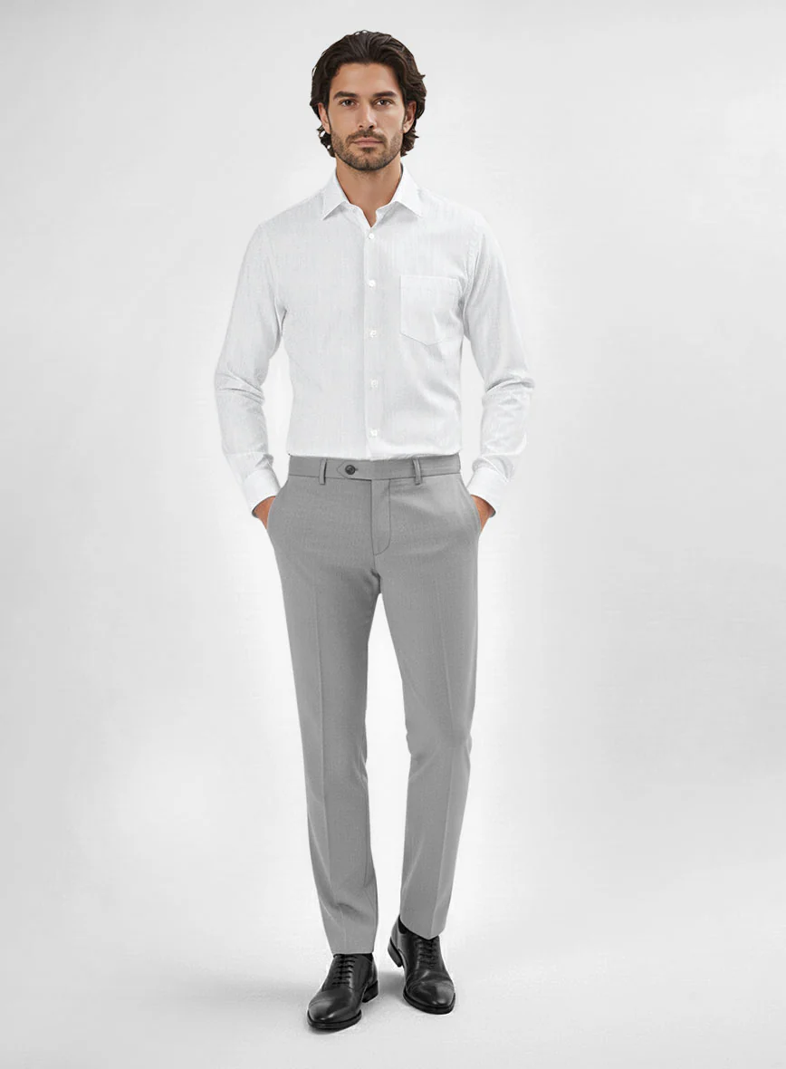 Thomas Mason Silver Shirt - Image 5
