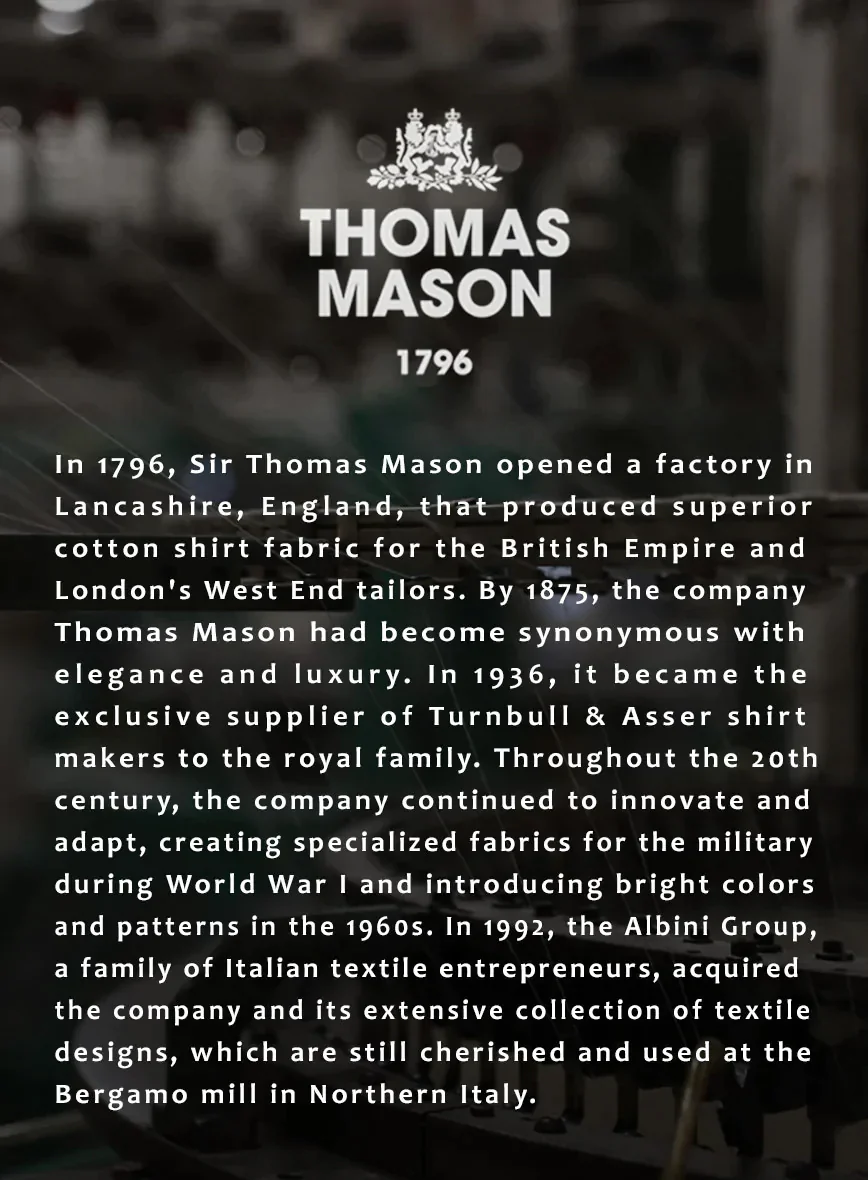 Thomas Mason Silver Shirt - Image 8
