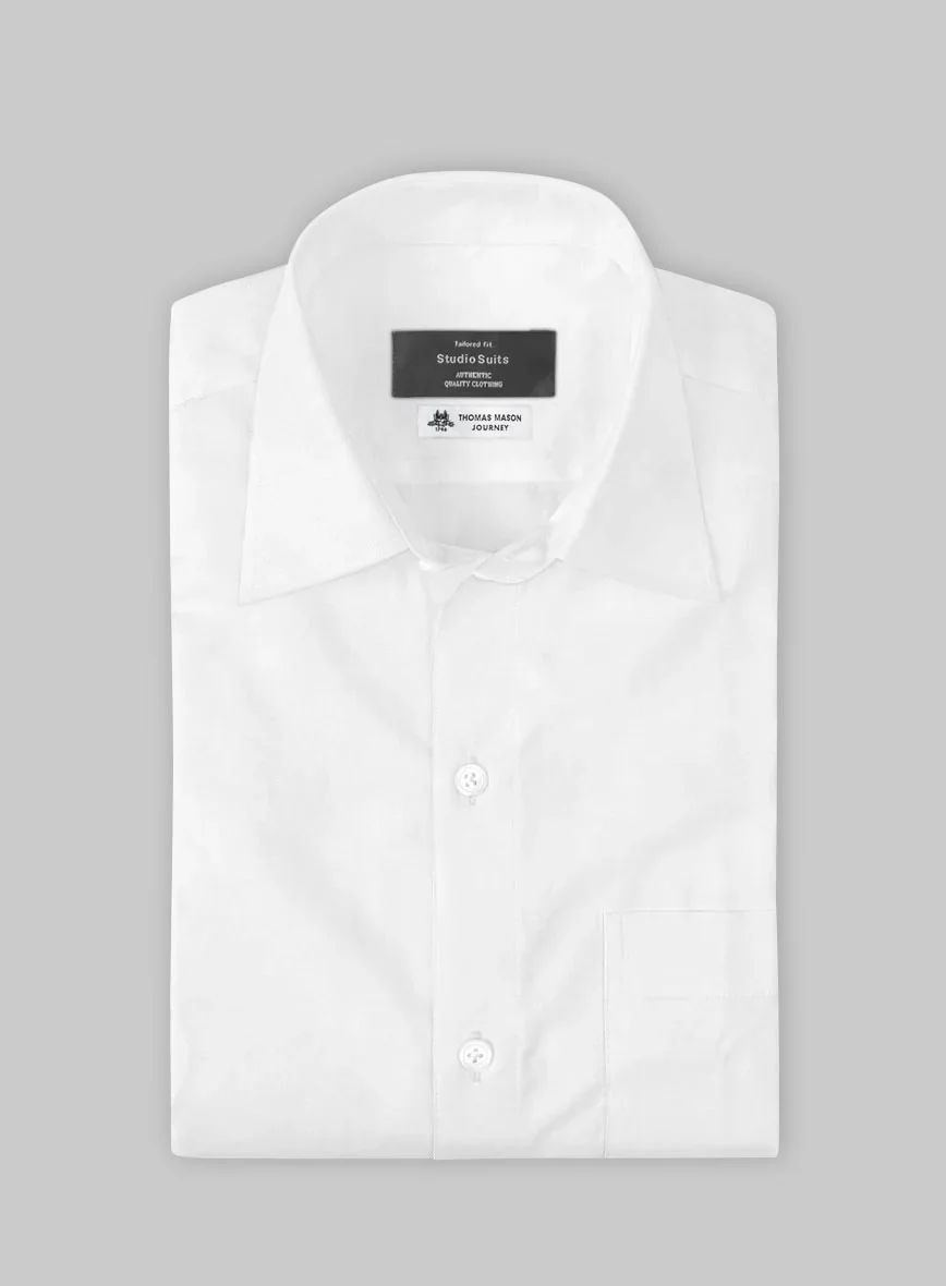 Thomas Mason White Shirt - Image 2