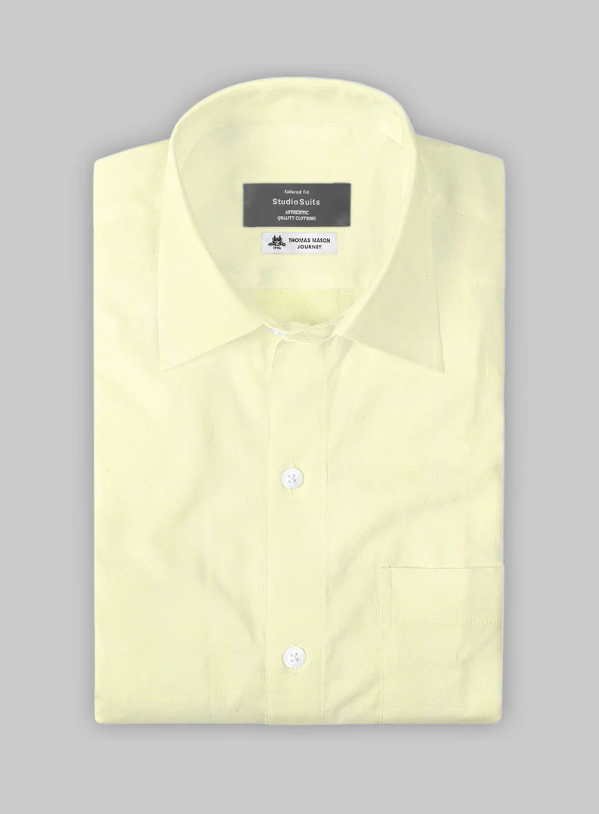 Thomas Mason Yellow Shirt - Image 2