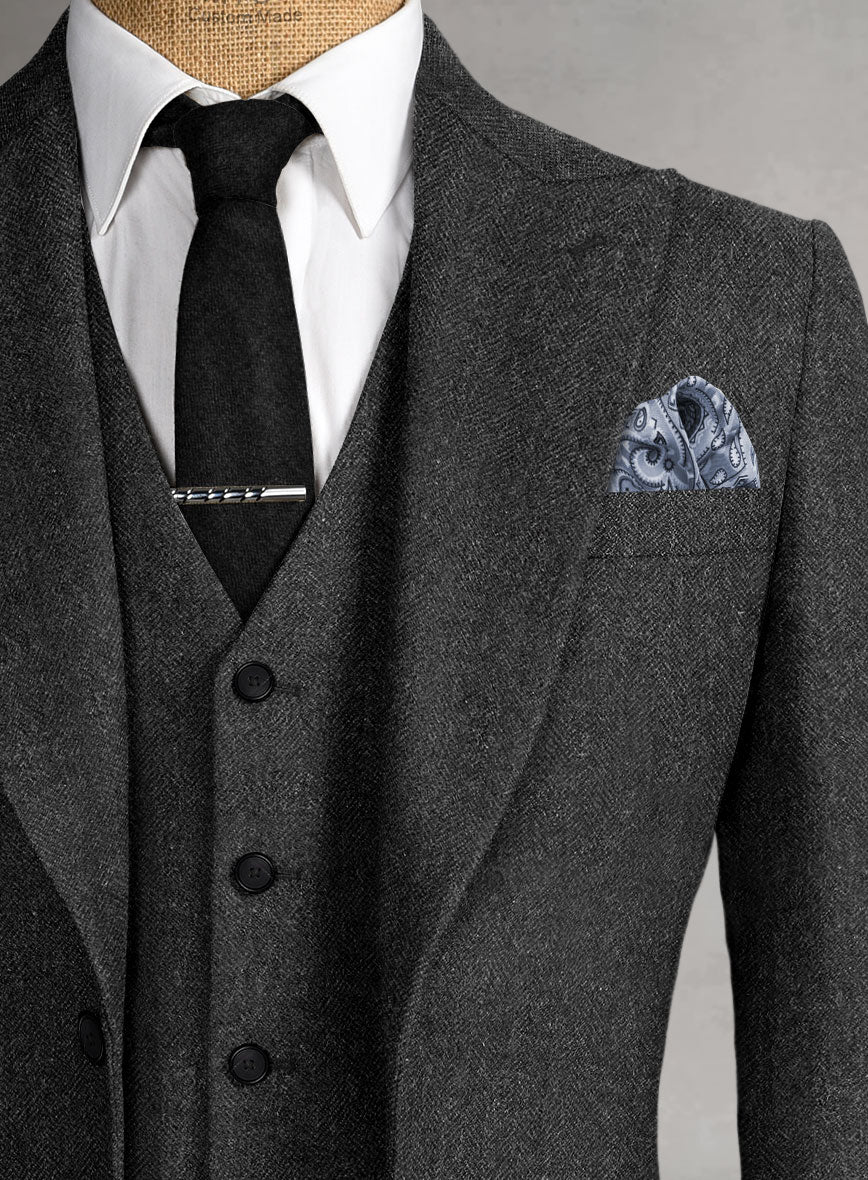 Peaky Blinders Suit - Thomas Shelby - Charcoal Tweed - Image 5