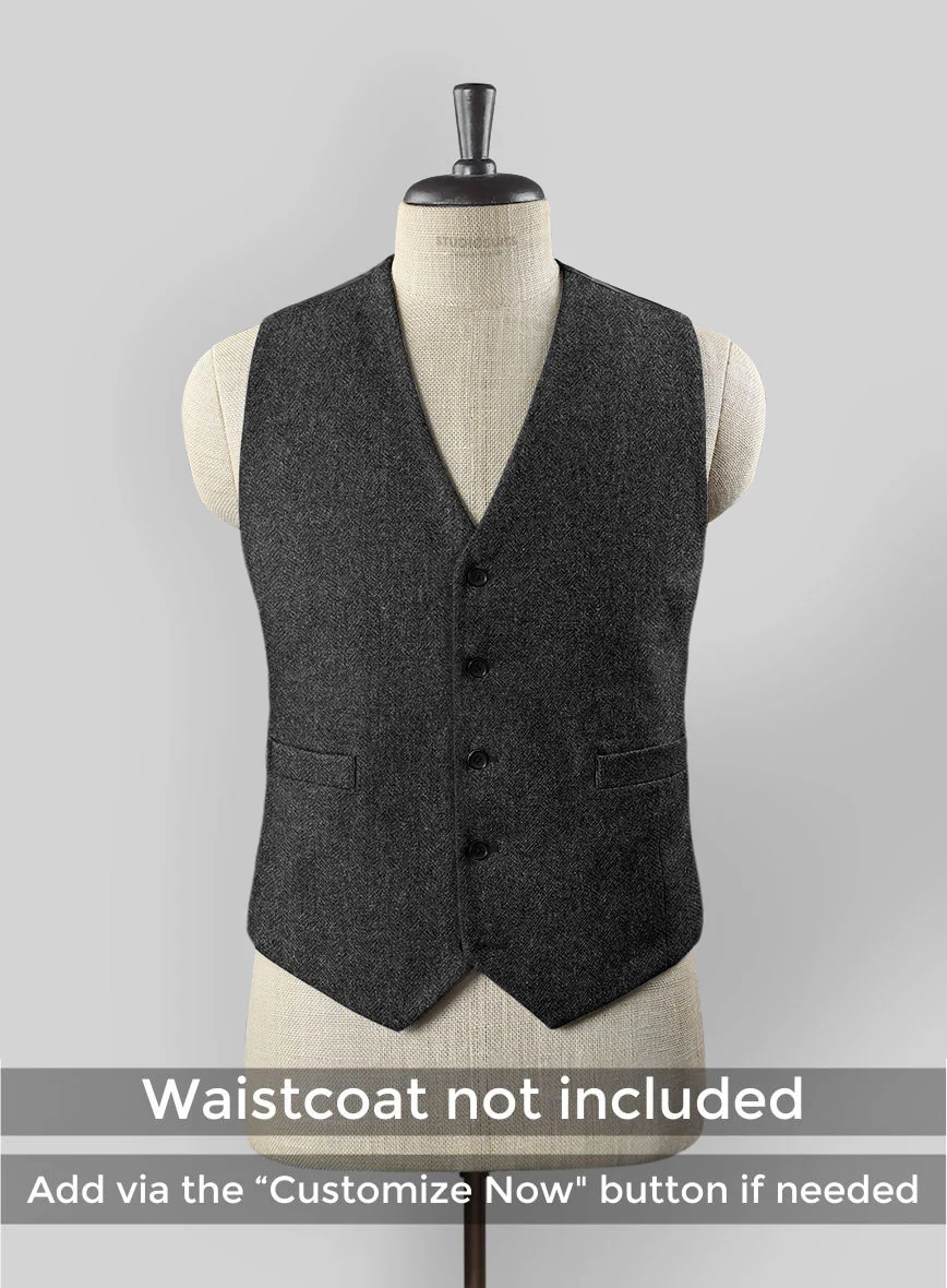 Peaky Blinders Suit - Thomas Shelby - Charcoal Tweed - Image 6