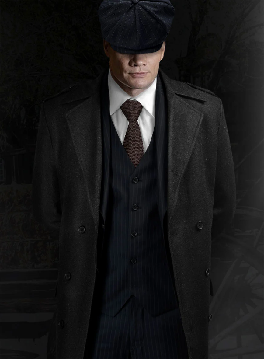 Thomas Shelby Peaky Blinders Deep Blue Wool Suit - Image 2