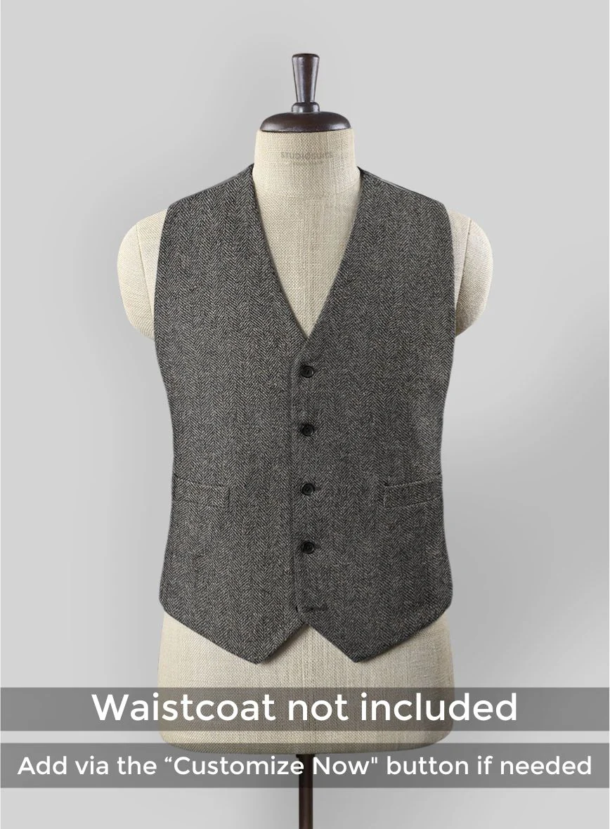 Thomas Shelby Peaky Blinders Gray Tweed Suit - Image 4